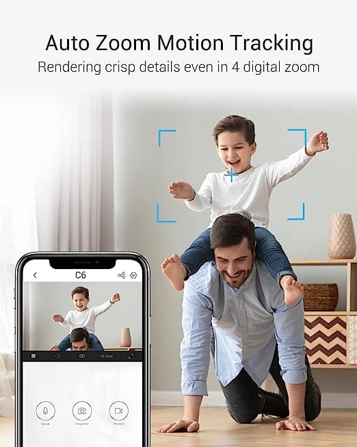 EZVIZ EZVIZ C6 2K+ 4MP SMART HOME WIFI CAMERA,CS-C6 (4MP,W2),6941545608303 - product view 3 of 6