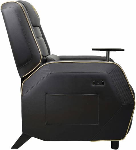 COUGAR RANGER PRO ROYAL Adjustable Gaming Sofa with Detachable Swivel Table, Breathable PVC Leather, Side Storage Pocket, USB Type-C Charging Port, Headrest & Lumbar Pillow, Black | 3MRGPGLB.0001 - product view 1 of 9
