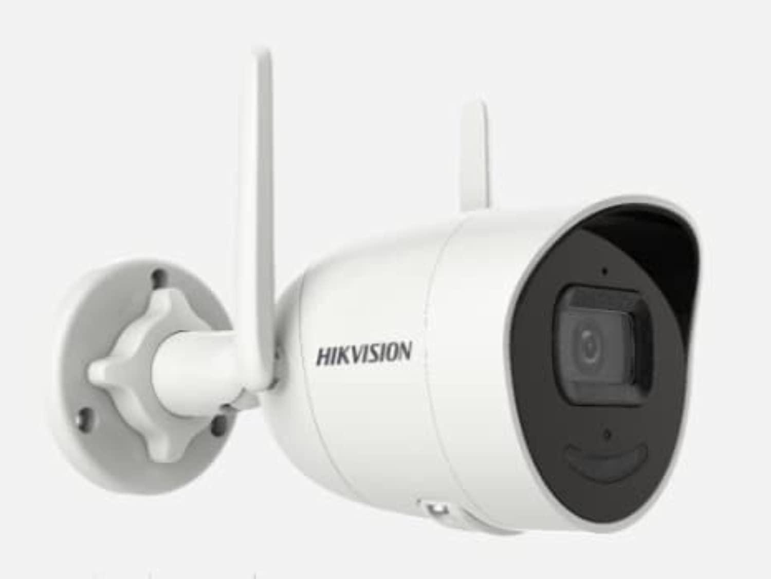 Hikvision DS-2CV2041G2-IDW 4 MP Outdoor Audio Fixed Bullet Network Camera, Wi-Fi, up to 512 GB (SD card slot) – Buy Online
