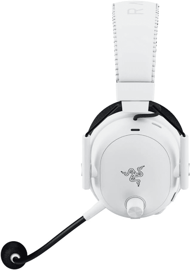 RAZER Razer BlackShark V3 X HyperSpeed Edition Wireless Gaming Headset, PS5 & PC, 50mm TriForce Drivers, Bluetooth, Detachable Mic, White | RZ04-05420500-R3G1 - product view 3 of 4