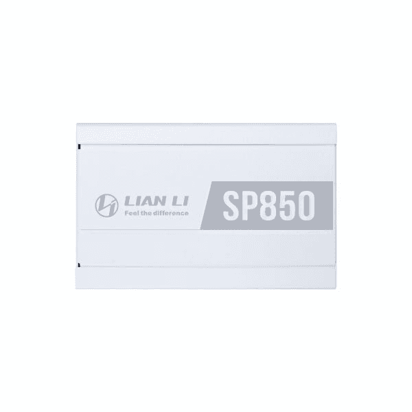 LIAN LI Lian li SP850 V2 White Fully Modular SFX Power Supply, ATX 3.1 & PCIe 5.0 Ready, Compact 125×100×63.5 mm, 80 Plus Gold, 92mm FDB fan with ZERO RPM | G9P.SP0850G.W000.UK - product view 2 of 5