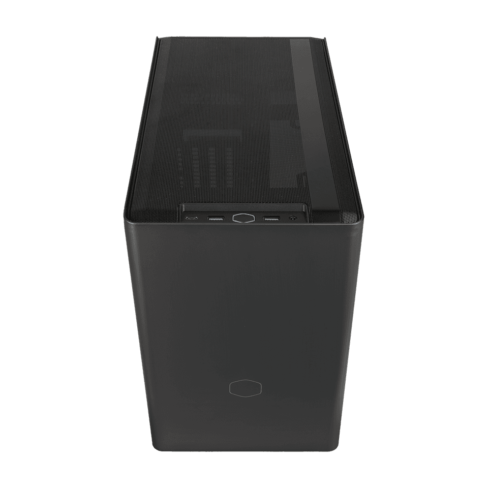 Cooler Master Cooler Master MasterBox NR200P V2 Mini-ITX Black Computer Case, Tempered Glass, 1x Pre-installed Fan, Supports upto Motherboard Mini-ITX, Radiator 280mm, Power Supply SFX-L, Type C, USB 3.2 Gen 1 |  NR200PV2-KCNN-S00 - product view 2 of 3