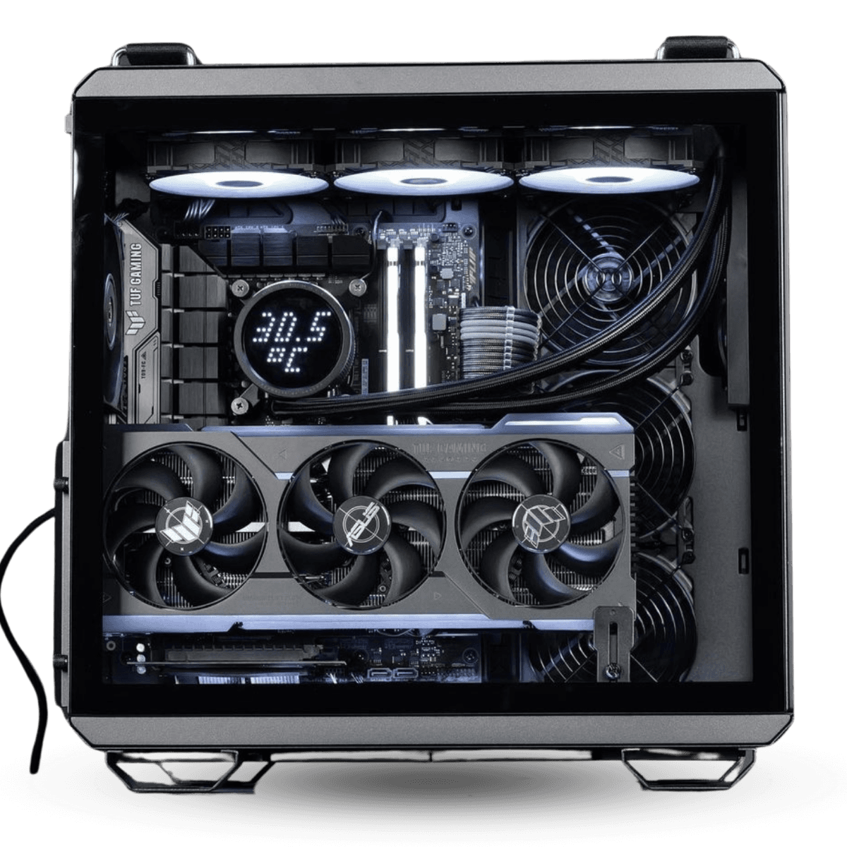 Asus ASUS TUF Gaming PC (Ryzen 7 7800X3D, 32GB RAM, RX 7900 XT 20GB GPU, 2TB NVMe SSD) - product view 3 of 3