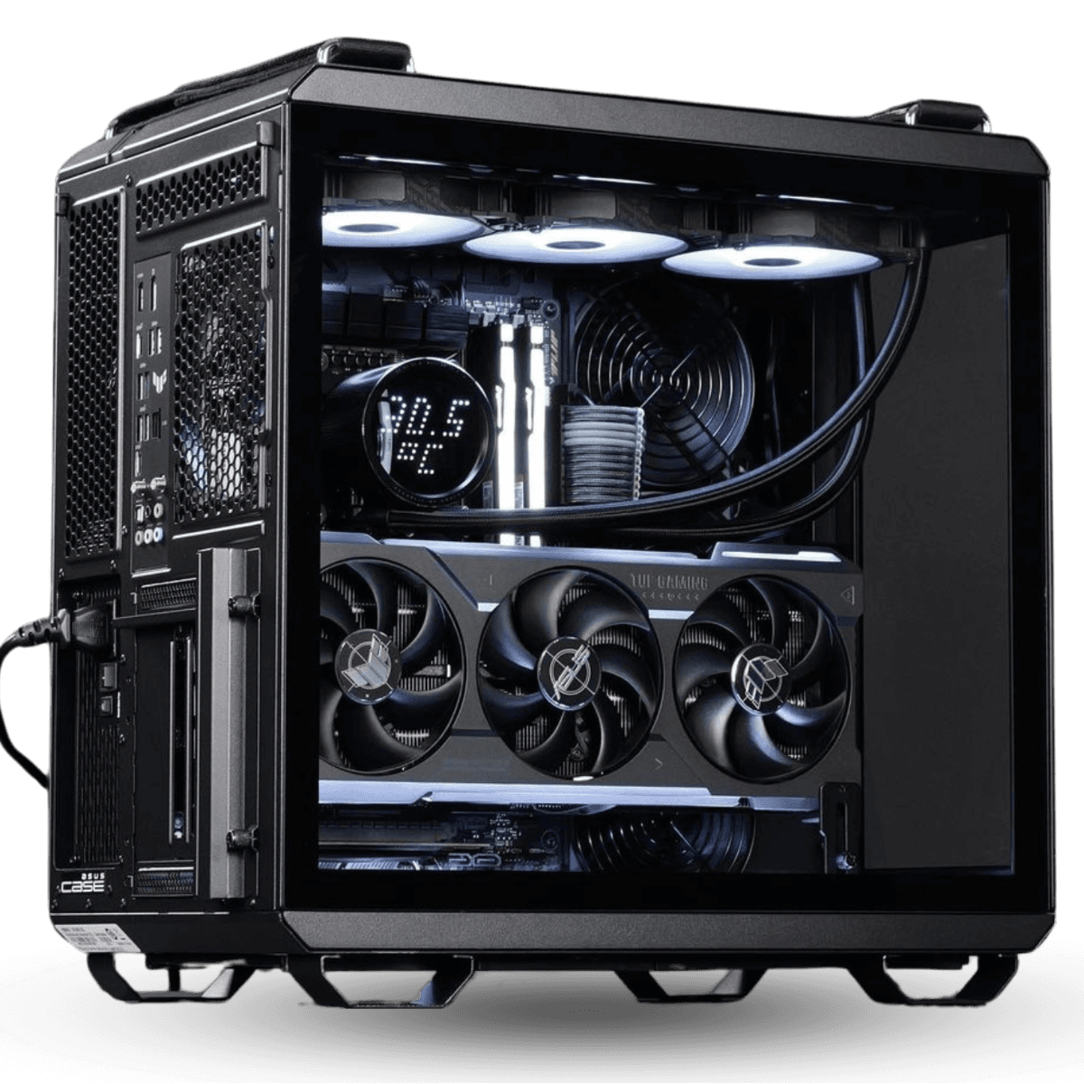 Asus ASUS TUF Gaming PC (Ryzen 7 7800X3D, 32GB RAM, RX 7900 XT 20GB GPU, 2TB NVMe SSD) - product view 2 of 3