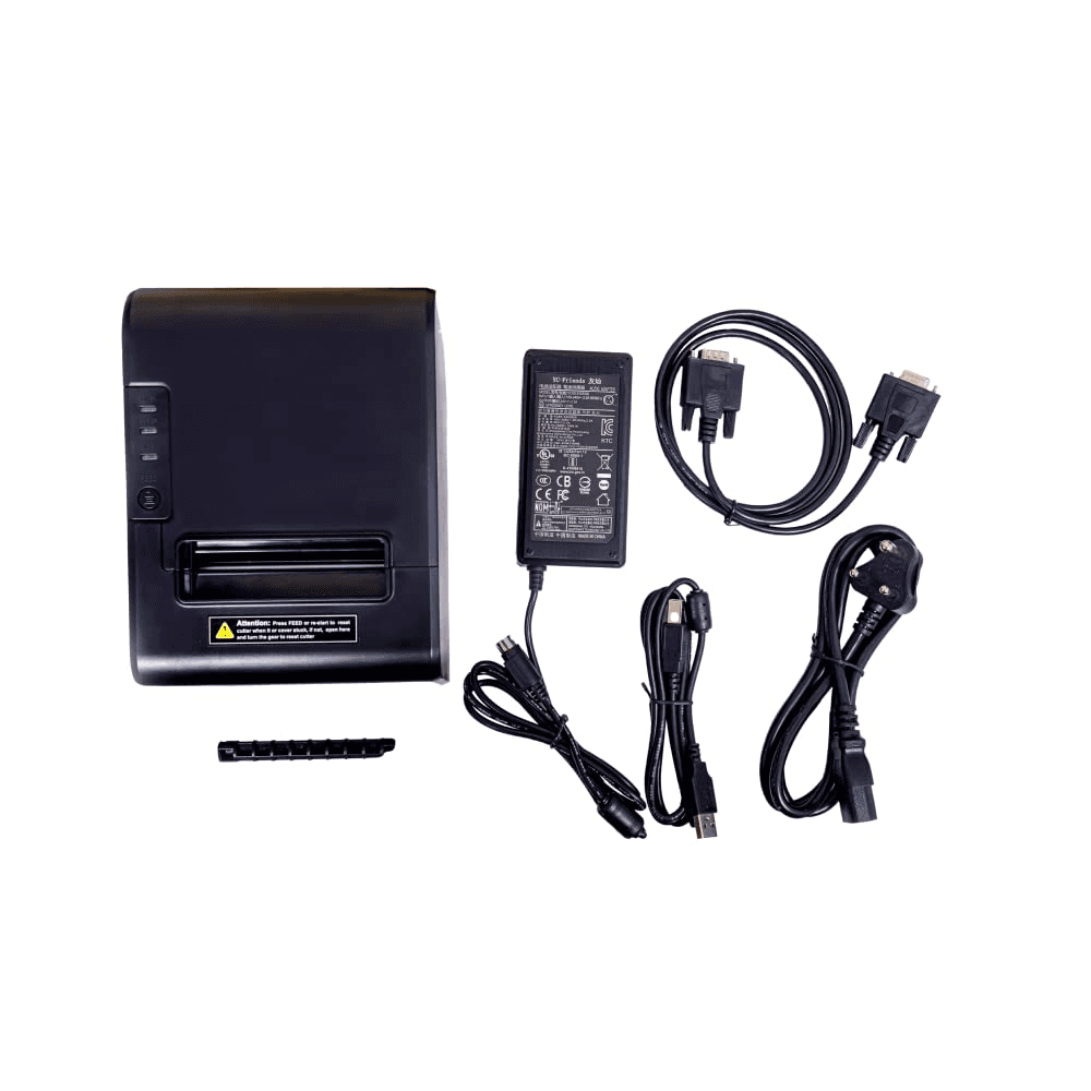 HIKVISION IMPACT BY HONEYWELL IHR810 3inch 80 mm Thermal Receipt Printer I High Performance I USB Serial Ethernet I Auto Cutter I Cost Saving up to 35 I Print Speed 260 mm s Auto Cutter Black - product view 3 of 3