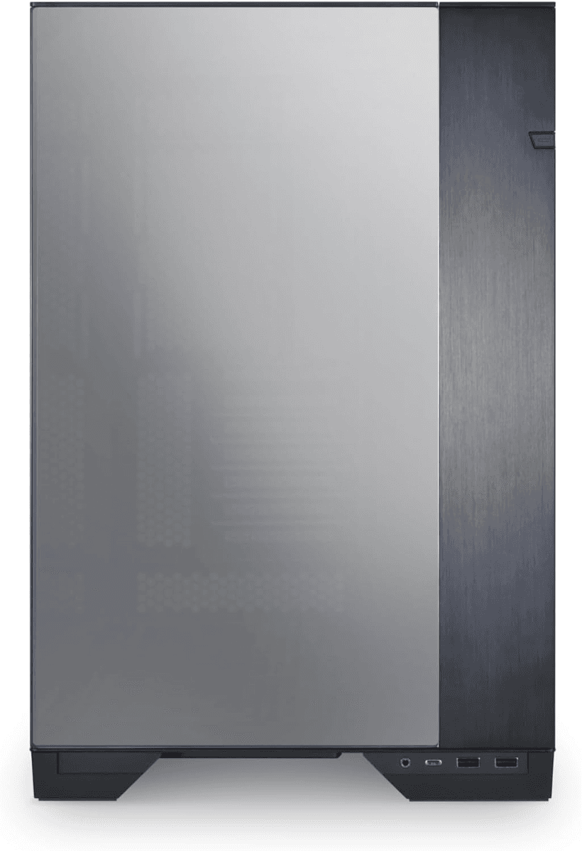 LIAN LI Lian Li O11 Vision Tower Computer Case, Steel & 3mm Tempered Glass Materials, 360mm Radiator & 8x 120mm Fan Support, Cable Management, Dual-Chamber Layout, Dust Filters, Chrome | G99.011VC.00 - product view 2 of 9