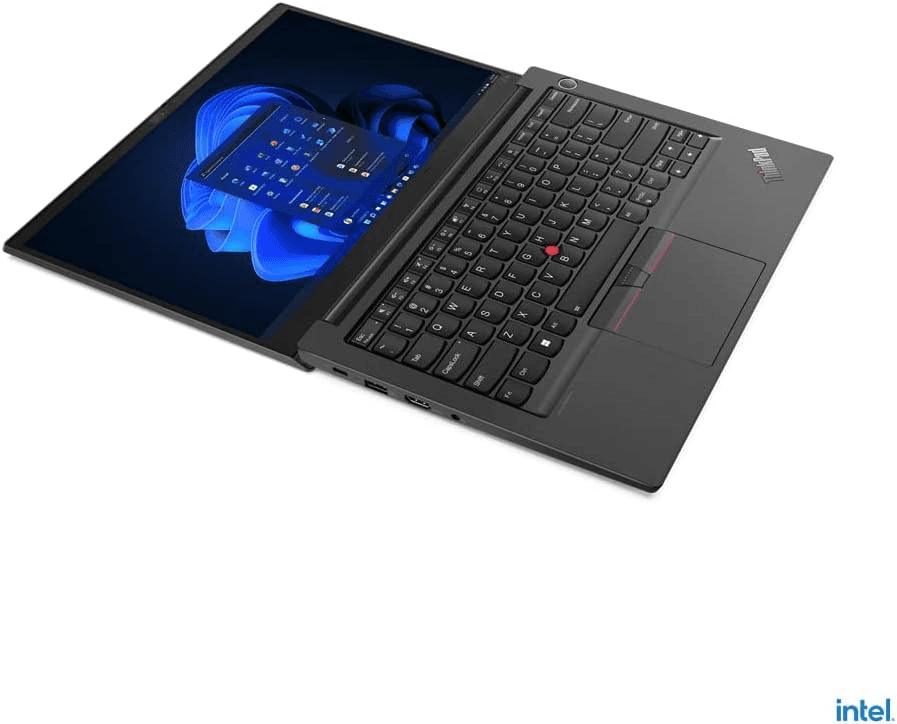 Lenovo Lenovo ThinkPad E14 Gen 4 Intel Core i5-1235 G7, 8GB RAM, 512GB SSD, 14" FHD Display, Integrated Graphics, Fingerprint Reader, DOS, Black - product view 3 of 6