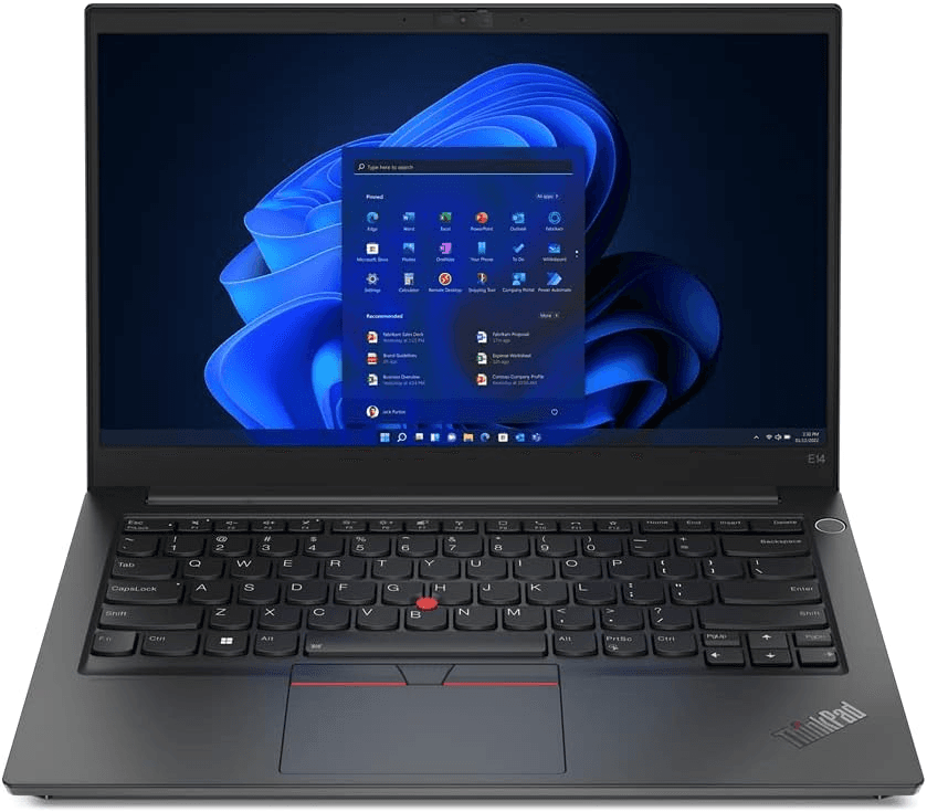 Lenovo ThinkPad E14 Gen 4 Intel Core i5-1235 G7, 8GB RAM, 512GB SSD, 14" FHD Display, Integrated Graphics, Fingerprint Reader, DOS, Black – Buy Online