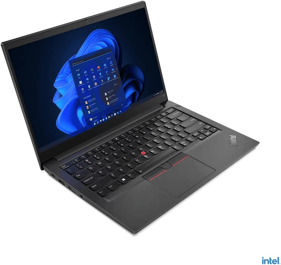 Lenovo Lenovo ThinkPad E14 Gen 4 Intel Core i5-1235 G7, 8GB RAM, 512GB SSD, 14" FHD Display, Integrated Graphics, Fingerprint Reader, DOS, Black - product view 2 of 6