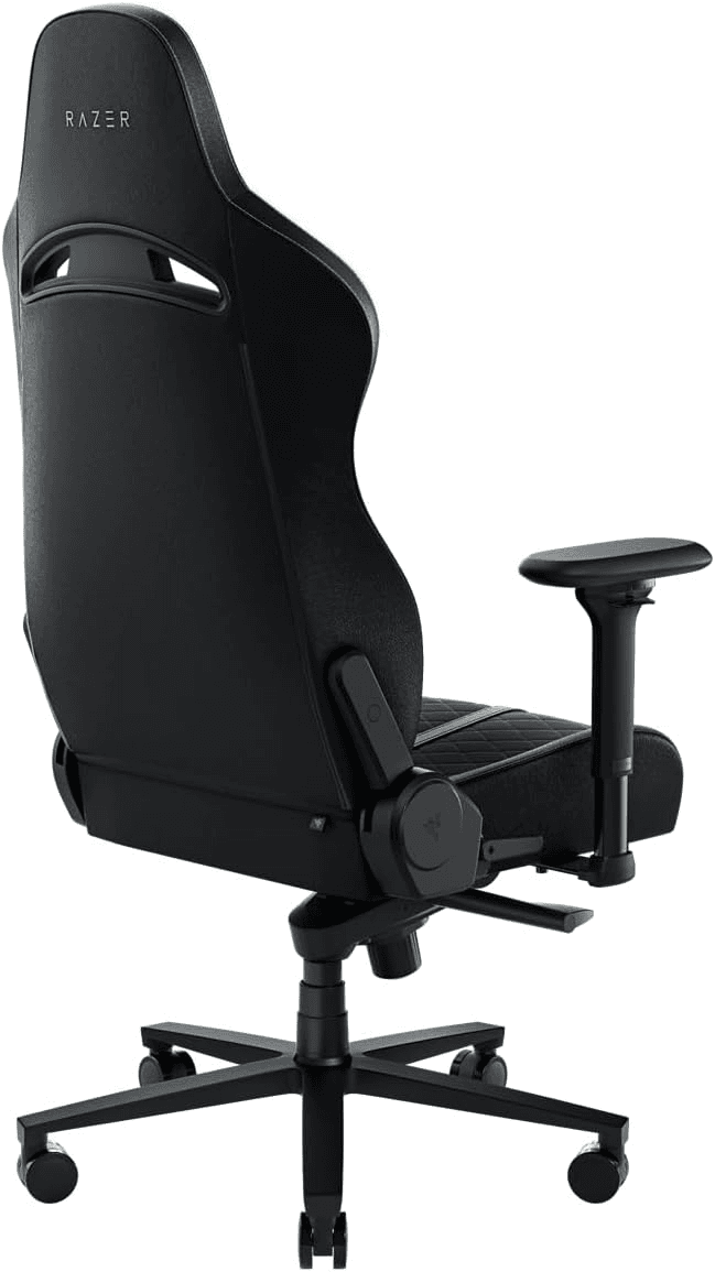 RAZER Razer Enki Gaming Chair: All-Day Gaming Comfort - Built-in Lumbar Arch - Optimized Cushion Density - Dual-Textured, Eco-Friendly Synthetic Leather - Reactive Seat Tilt & 152-Degree Recline - Green | RZ38-03720100-R3G1 - product view 2 of 7