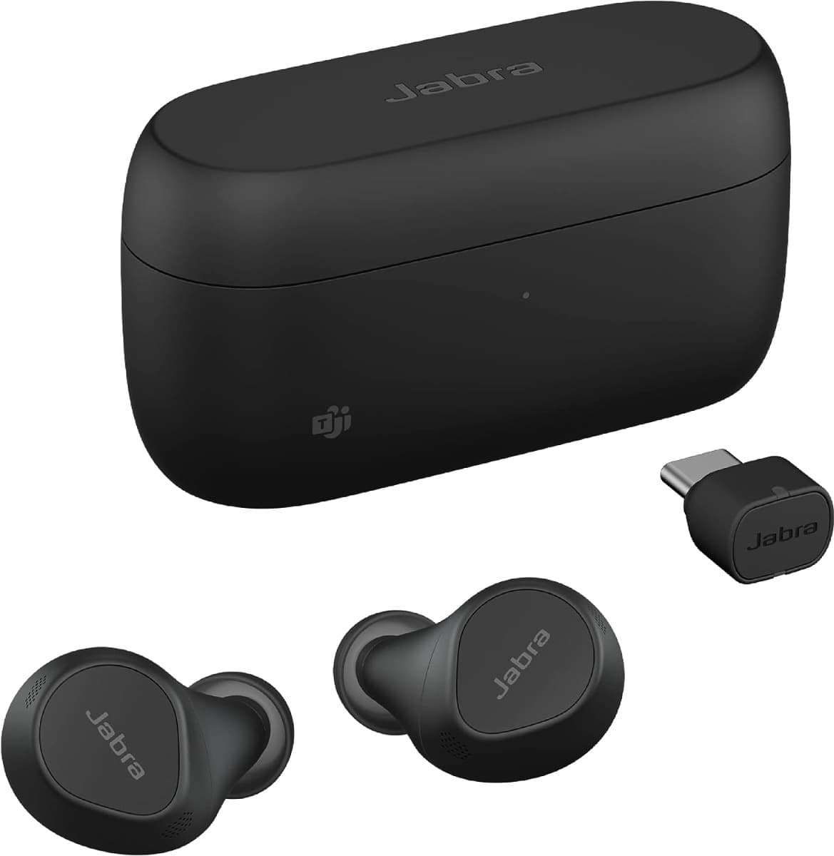 Jabra Jabra Evolve2 True Wireless in-Ear Bluetooth Earbuds with Active Noise Cancellation (ANC) and 4-mic MultiSensor Voice Technology - Microsoft Teams Certified, Works with All Other Meeting apps - Black| 20797-999-899  - product view 2 of 2