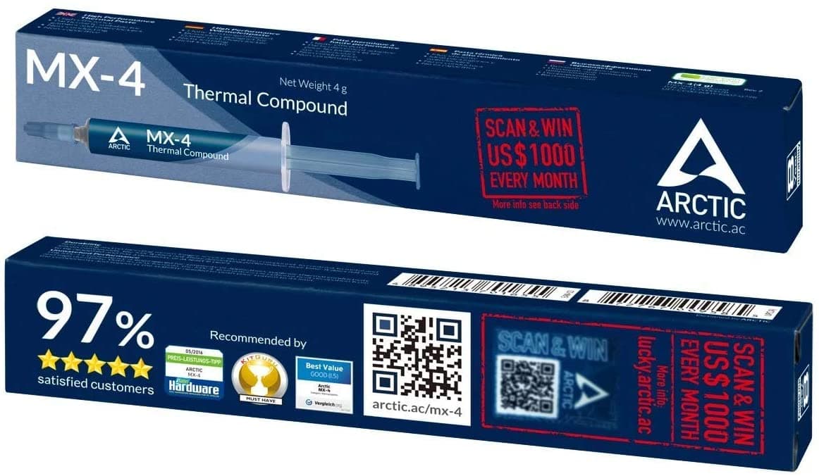 ARCTIC MX-4 2019 Edition - Thermal Compound Paste - product view 3 of 4