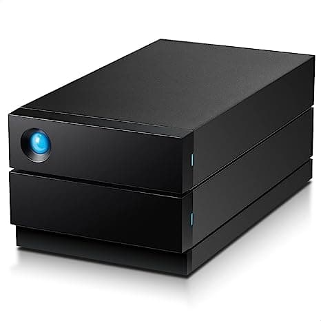 Lacie Lacie 2big RAID 40 TB External Hard Drive Desktop HDD ??? USB-C, 7,200 RPM Enterprise Class Drives, for Mac and PC Desktop, Rescue Services (STHJ40000800) - product view 2 of 2