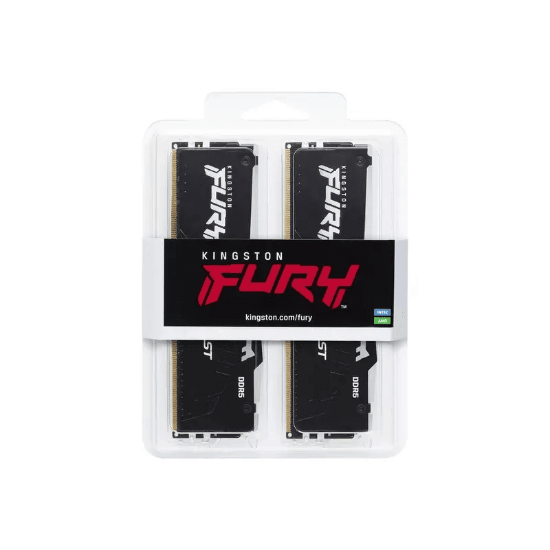 Kingston Kingston Fury Beast 64GB (2x32GB) 6000mhz RGB DDR5 CL40 SDRAM Memory Kit | KF560C40BBAK2-64 - product view 2 of 2