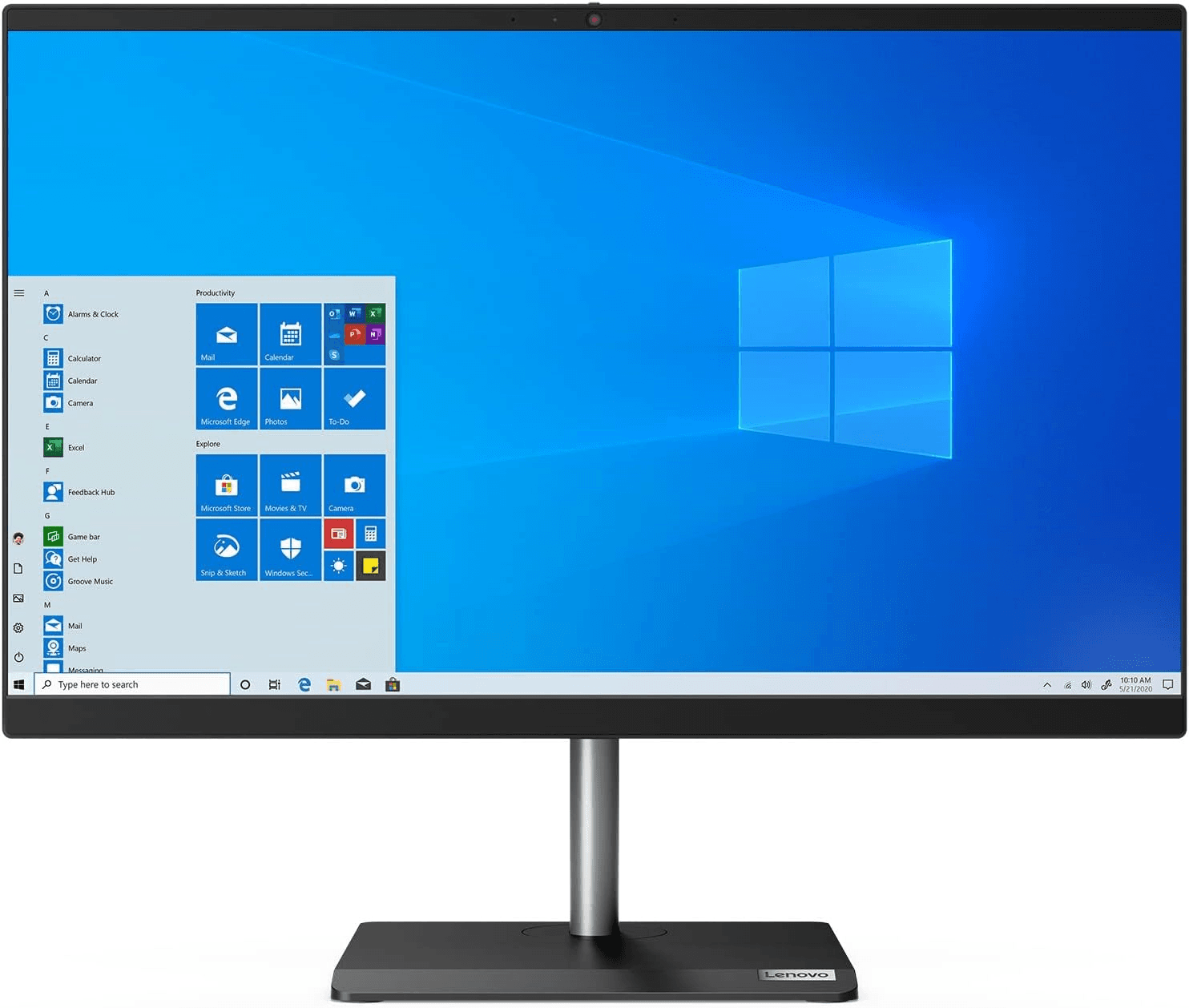 Lenovo V30a 24IIL All-in-One PC, Intel Core i5-1035G1, 4GB DDR4 RAM, 1TB HDD, 24″ FHD Display, DVD-RW, USB Keyboard & Mouse, Built-in Speakers, Black – 11LA0036AX – Buy Online