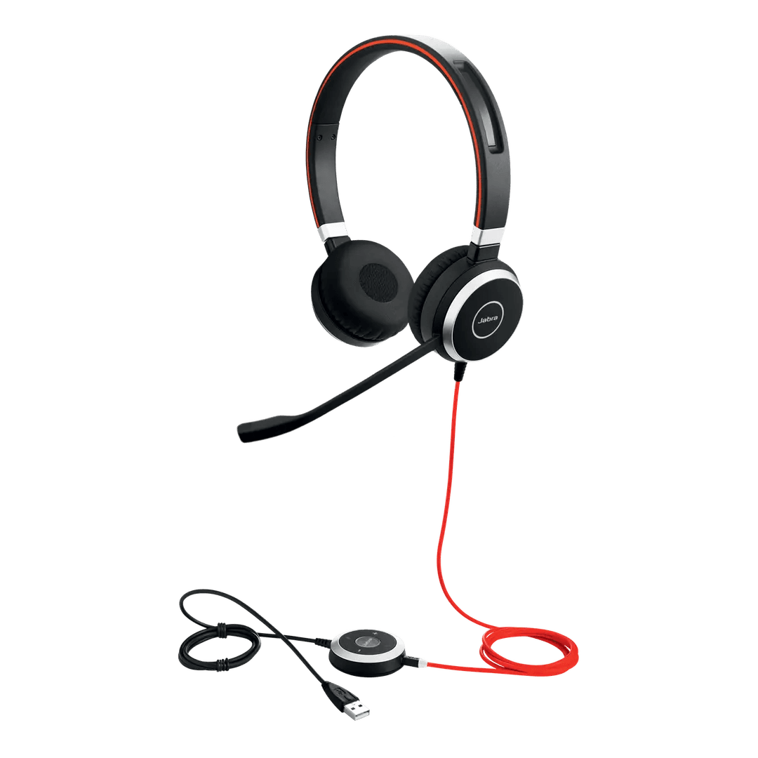 Jabra Jabra Evolve 40 UC Stereo W47N Wired Professional Headset, USB-A, 3.5mm Jack, Noise-Cancelling Microphone, Powerful 40mm Speakers, Connect To 1 Device, Great For Stationary Work, Unified Communication | 6399-829-209 - product view 3 of 3