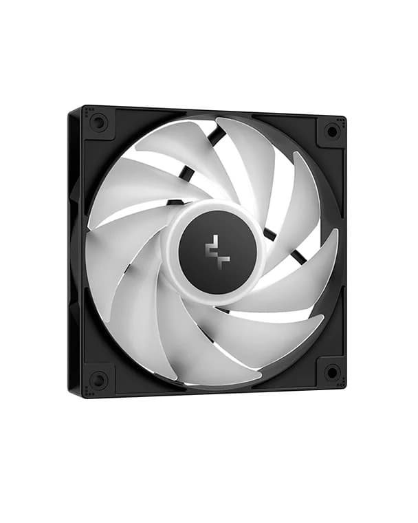 Asus Deepcool AG400 BK ARGB V2 All-black Single-tower AMD & Intel CPU Cooler, 500~2100 RPM±10%, 75.89 CFM Airflow, 120mm ARGB PWM Fan |  R-AG400-BKAMMN-GJD - product view 3 of 6