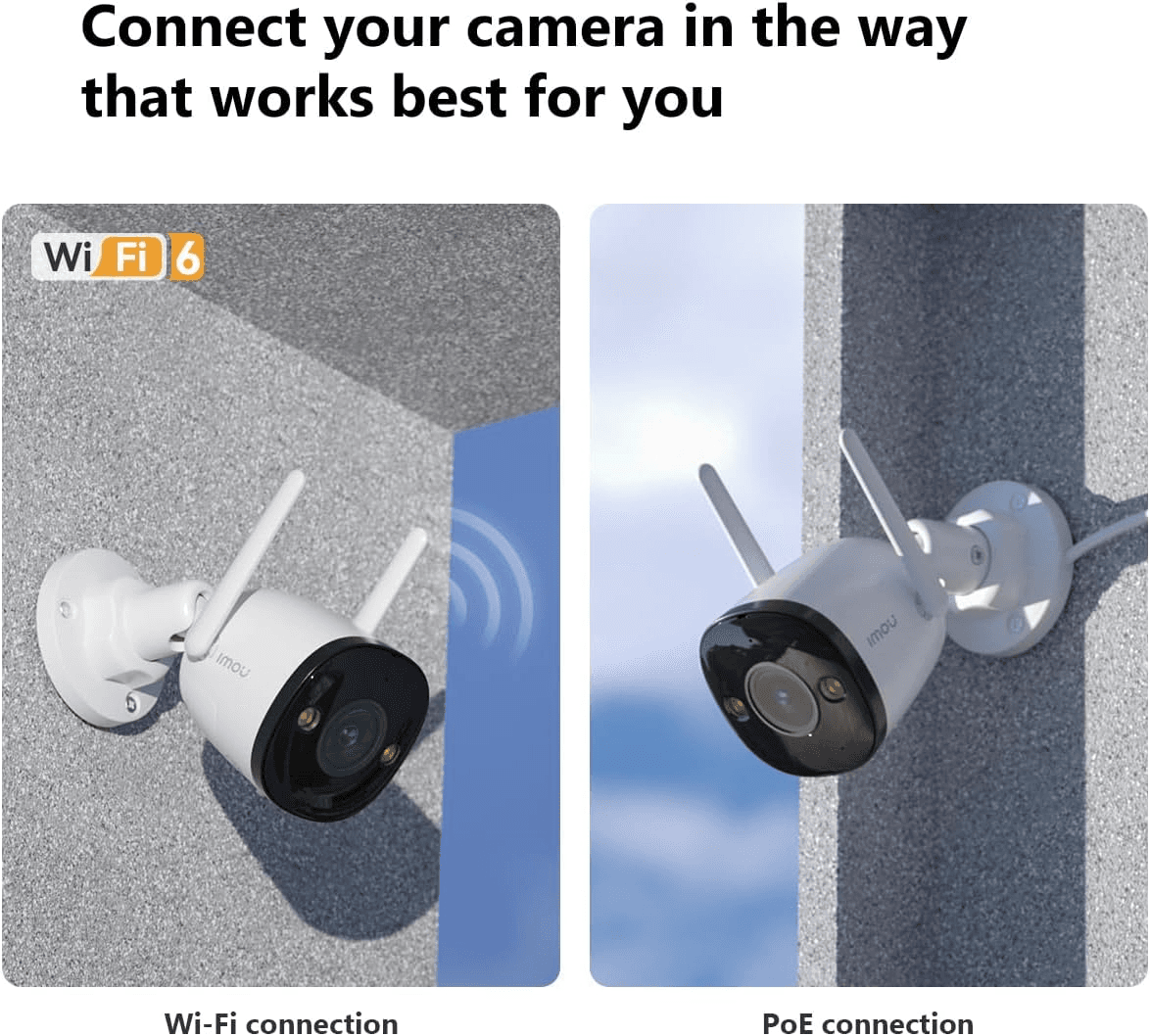 IMOU IMOU IPC-PS3DP-5M0 Bullet 5 5MP (3K) Outdoor Security Camera, Wi-Fi 6, Smart Full-Color Night Vision, AI Human & Vehicle Detection, 110dB Siren - product view 2 of 5