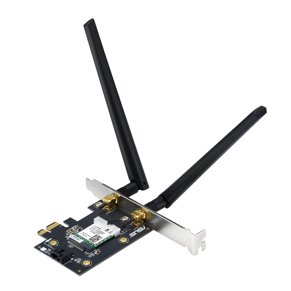 Asus ASUS PCE-AX1800 WiFi 6 Adapter, Bluetooth 5.2, WPA3 Security, 1800Mbps Speed, 2.4GHz/5GHz RATE, OFDMA, MU-MIMO | 90IG07A0-MO0B00 - product view 3 of 3