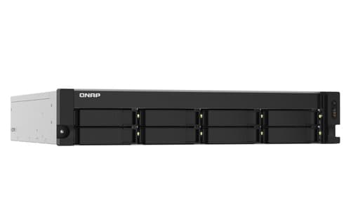 QNAP QNAP TS-832PXU-RP-4G AL324 QUADCORE 1.7 GHZ 1 RACKMOUNT NAS WITH 250W REDUNDANT PSU;4GB DDR4 16GB RAM-DUEL POWER SUPPLY,885022020164,4713213518144 - product view 3 of 4