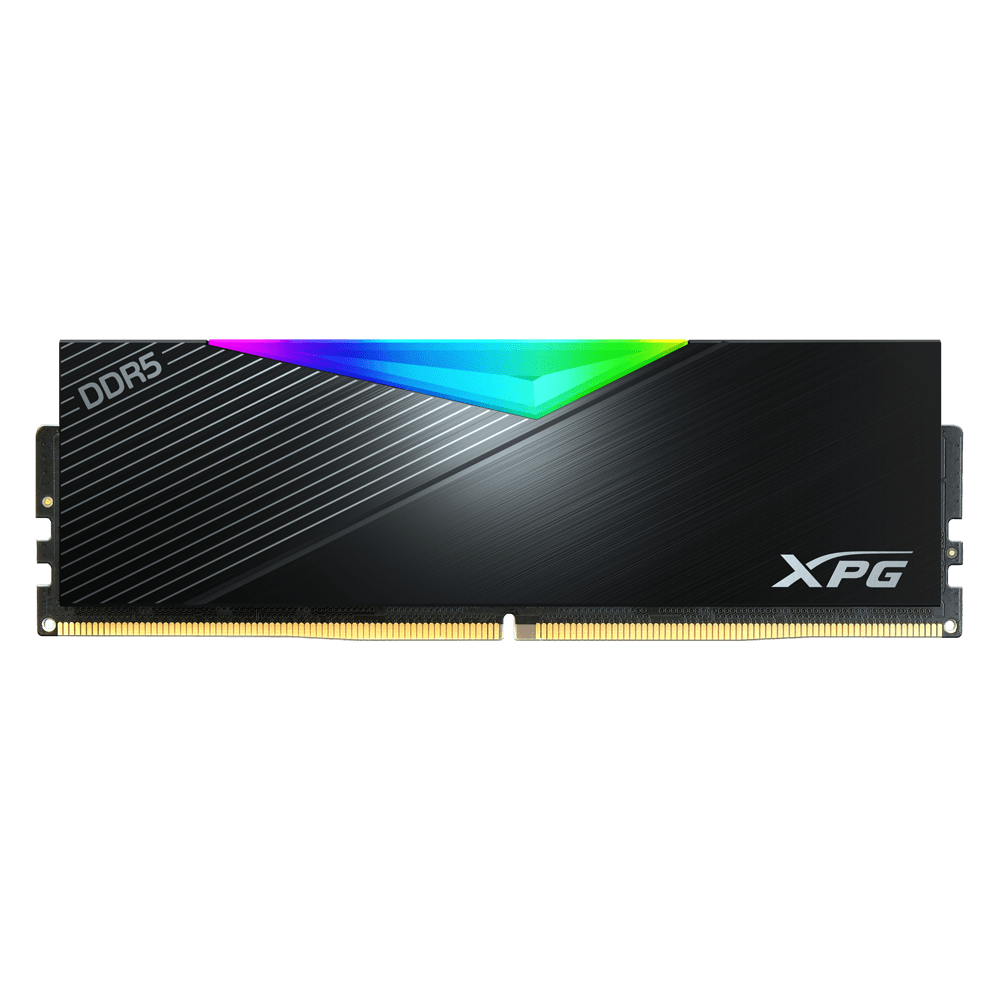 HIKVISION ADATA XPG Lancer 16GB DDR5 ECC Desktop Memory with Heatsink, 7200 MHz, CL34-46-46, Intel XMP, Memory Voltage, Black | AX5U7200C3416G-CLARBK - product view 2 of 4