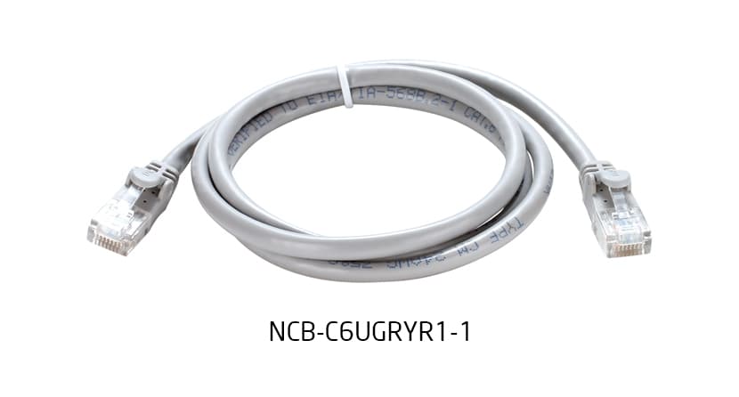 D-link D-Link Cat6 0.5 Meter UTP Patch Cord, 4 Pairs Unshielded Twisted Pair (UTP) Cable, Bare Copper, Bare Copper, 24 AWG Conductor, HD-PE, PVC UL94V-0, Gold Plated -0.5 Mtr | NCB-C6UGRYR1-05 - product view 1 of 1