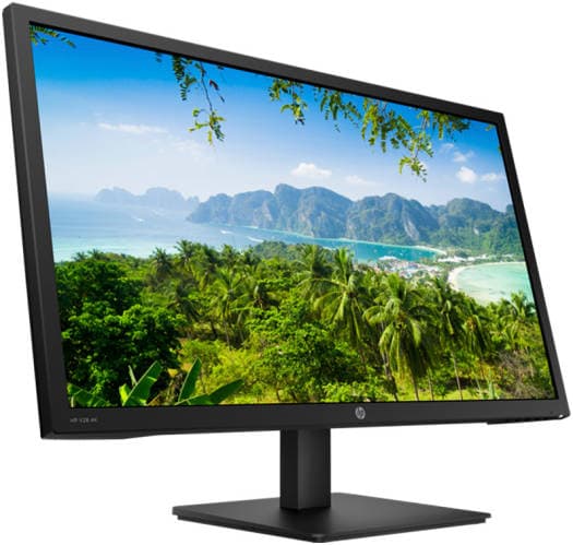 Hp HP V28 4K 28" UHD Flat Monitor, 1ms GtG Response Time, TN Panel Anti-glare Display, AMD FreeSync, 10 bit Display Color, 170?? / 160?? Viewing Angle, 1 Audio-out / 1 DP 1.2 / 2 HDMI, Black | 8WH58AS - product view 1 of 5
