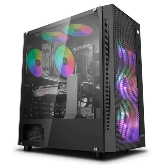 TitanForce X Powered By MSI Gaming PC - Intel Core i7 14700F, RTX 4070 12GB, 32GB RAM, 2TB SSD.