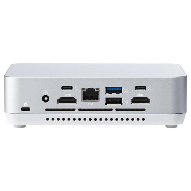 Asus ASUS NUC 14 Pro+ Mini PC RNUC14RVSU700002I, Intel Core U7 155H processor, 32GB Fury 5600MTs DDR5 SODIMM, 2TB PCIe 3.0 NVMe SSD, Windows 11 Professional, EU Cord, Wi-Fi 6E, White | 90AR0051-M000A0 - product view 2 of 7