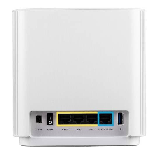 Asus ASUS ZenWiFi AX6600 Tri-Band Mesh WiFi 6 System (XT8 ) - Coverage up to 2750 sq.ft & 4+ Rooms, AiMesh, Included Lifetime Internet Security, Easy Setup, Parental Control, White | 90IG0590-MO3G30 - product view 3 of 4