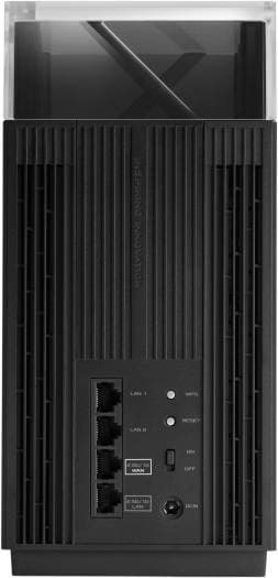 Asus ASUS ZenWiFi Pro XT12 AX11000 Tri-Band Mesh System, 6000 Mb/s, Wi-Fi 6, Alexa, 2 x GigETH LAN / 1 x ETH WAN, Black | 90IG06U0-MO3A10 - product view 1 of 4