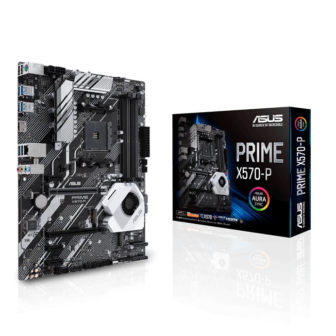 Asus ASUS PRIME X570-P AMD AM4 ATX Motherboard, PCIe 4.0, 12 DrMOS power stages, DDR4 4400MHz, dual M.2, HDMI, SATA 6Gb/s, USB 3.2 Gen 2 and Aura Sync RGB header | 90MB11N0-M0EAY0 - product view 3 of 7