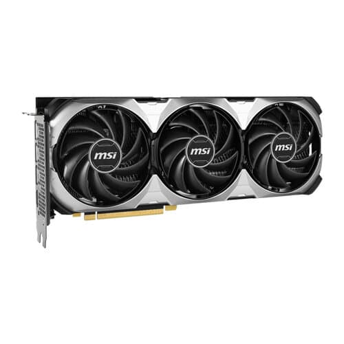 MSI MSI GeForce RTX 4060 Ti VENTUS 3X OC Graphics Card, 16GB GDDR6 128-bit Memory, 2610 MHz Boost Clock, 18 Gbps Memory Speed, 4352 CUDA Cores, PCI E Gen 4 x16, DisplayPort / HDMI | 912-V517-004 - product view 1 of 5