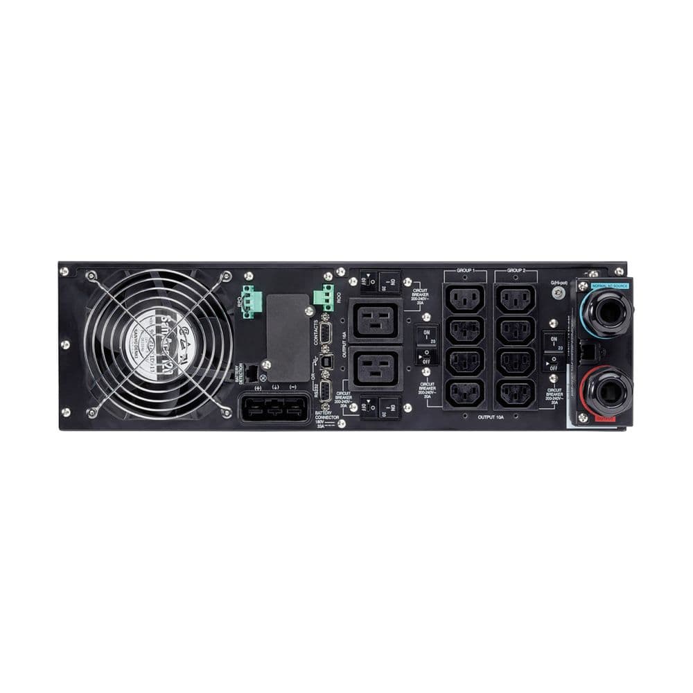 EATON Eaton 9SX UPS, 5000 VA, 4500 W, Input: Hardwired, Outputs: (8) C13, (2) C19, Hardwired, Rack/tower, 3U ,9SX5KiRT,743172039347 - product view 2 of 5