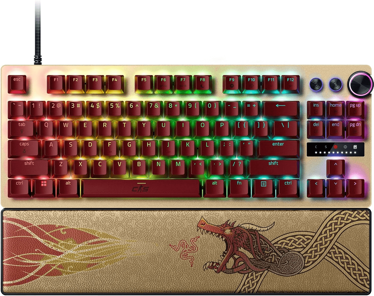 RAZER Razer Huntsman V3 Pro Tenkeyless Keyboard Counter-Strike 2 Edition,  Analog Optical Gen-2 Switches, Rapid Trigger |  RZ03-04982100-R3M1 - product view 1 of 10