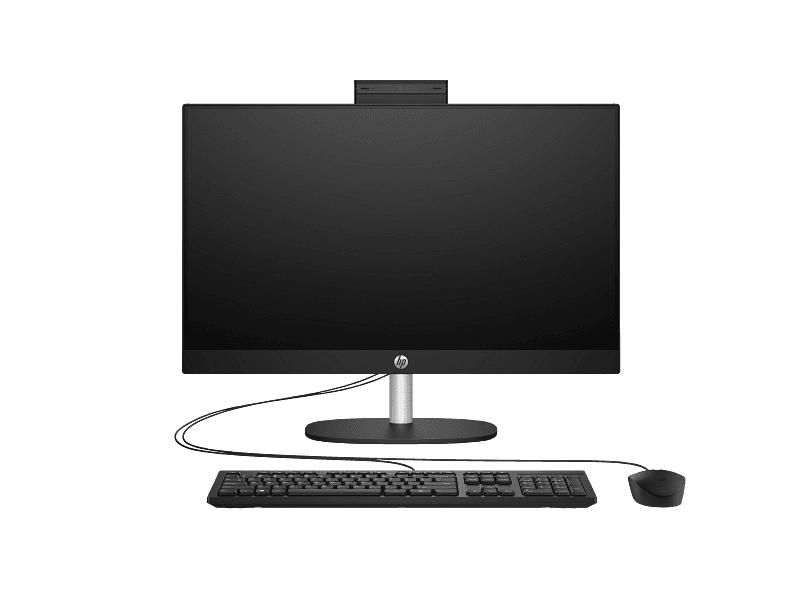 HP 24-cr0308nh 23.8" All-in-One PC, Intel Core i5-1334U, 8GB RAM, 512GB SSD, FHD IPS 99% sRGB, Jet Black DOS (No pre-installed OS) | B73T9EA#BH5 – Buy Online