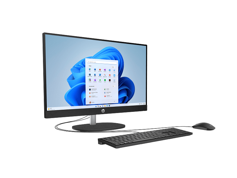 Hp HP 24-cr0308nh 23.8" All-in-One PC, Intel Core i5-1334U, 8GB RAM, 512GB SSD, FHD IPS 99% sRGB, Jet Black DOS (No pre-installed OS) | B73T9EA#BH5 - product view 2 of 3