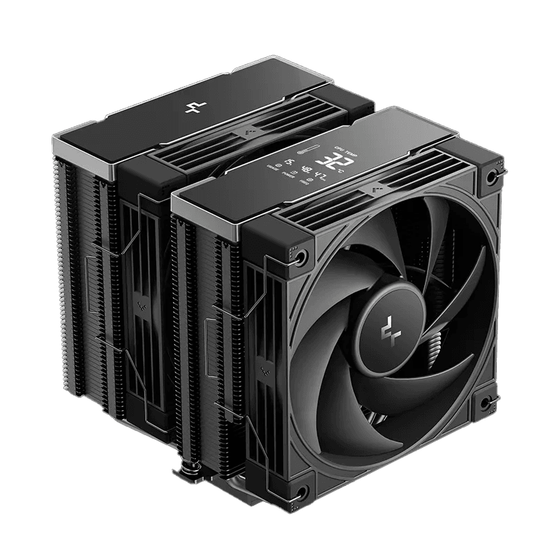 DeepCool AK620 G2 DIGITAL NYX CPU Air Cooler, Dual Tower, 6 Heat Pipes, 260W TDP, Real-Time Temp Display, 159mm Height | R-AK620G2-BKNNMN-GJD-1 – Buy Online