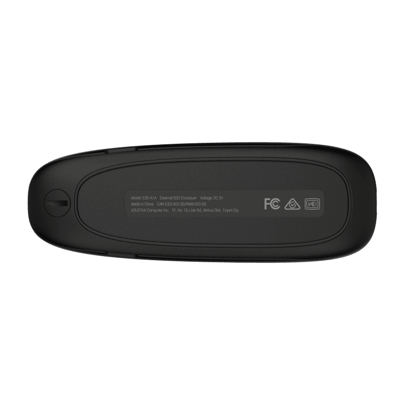 Asus ASUS TUF Gaming A2 SSD Enclosure, USB 3.2 Gen 2x2, IP68 Rated, Dual NVMe/SATA Support, Support Up to 4TB Storage, Mac OS, Chrome OS, and Windows, | 90DD02R0-M09000 - product view 2 of 12