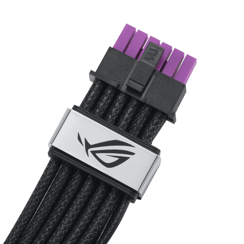 Asus ASUS ROG Equalizer 12V-2x6 PCIe Power Cable, ATX 3.1 & PCIe 5.1 Compliant, 750mm, 17A Load Capacity | 90YE00BN-B0QA00 - product view 2 of 6