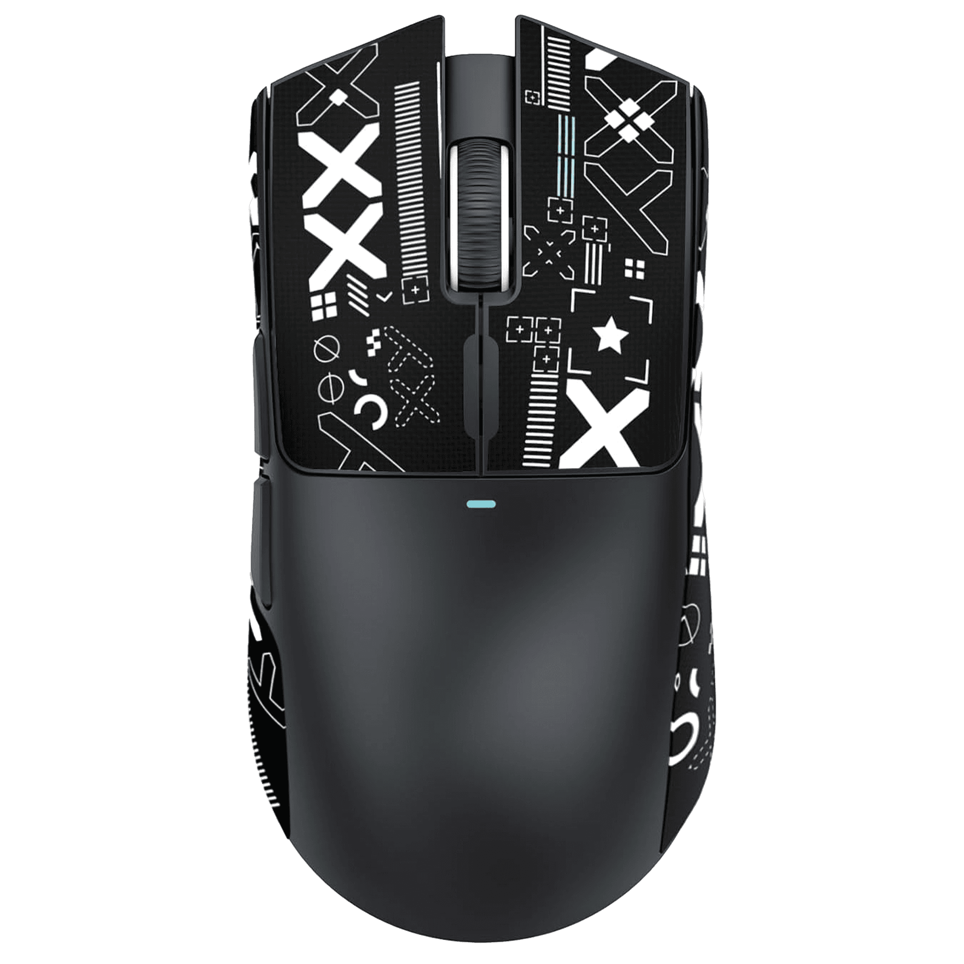 ATTACK SHARK ATTACK SHARK X11 Wireless Gaming Mouse with Magnetic Charging Dock, 63g Ultra-Lightweight, PixArt PAW3311 Sensor, & Tri-Mode Connectivity, Black | X11 - product view 2 of 7