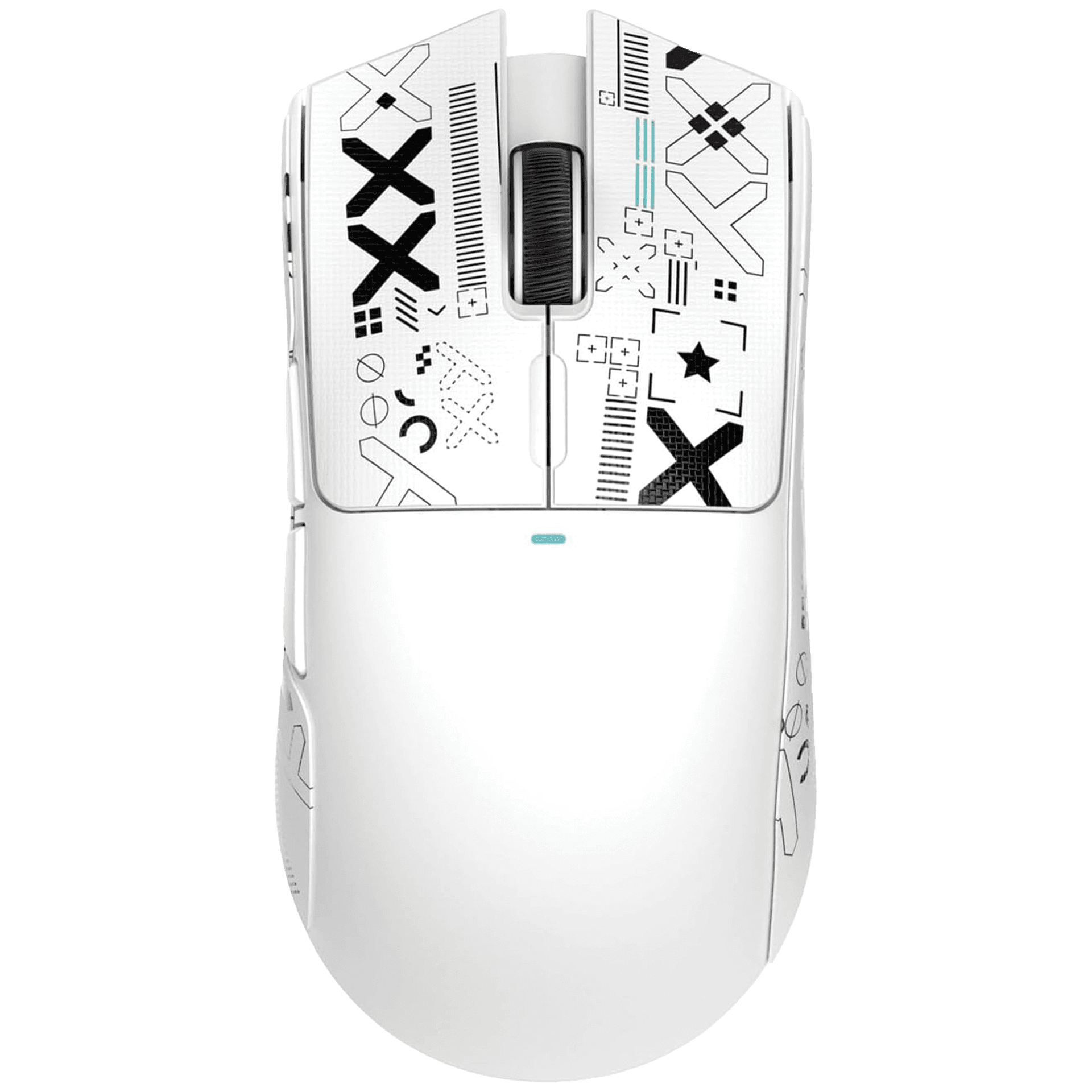 ATTACK SHARK ATTACK SHARK X11 Wireless Gaming Mouse with Charging Dock, 63g Ultra-Lightweight, PixArt PAW3311 Sensor, & Tri-Mode Connectivity, White | X11 - product view 2 of 7