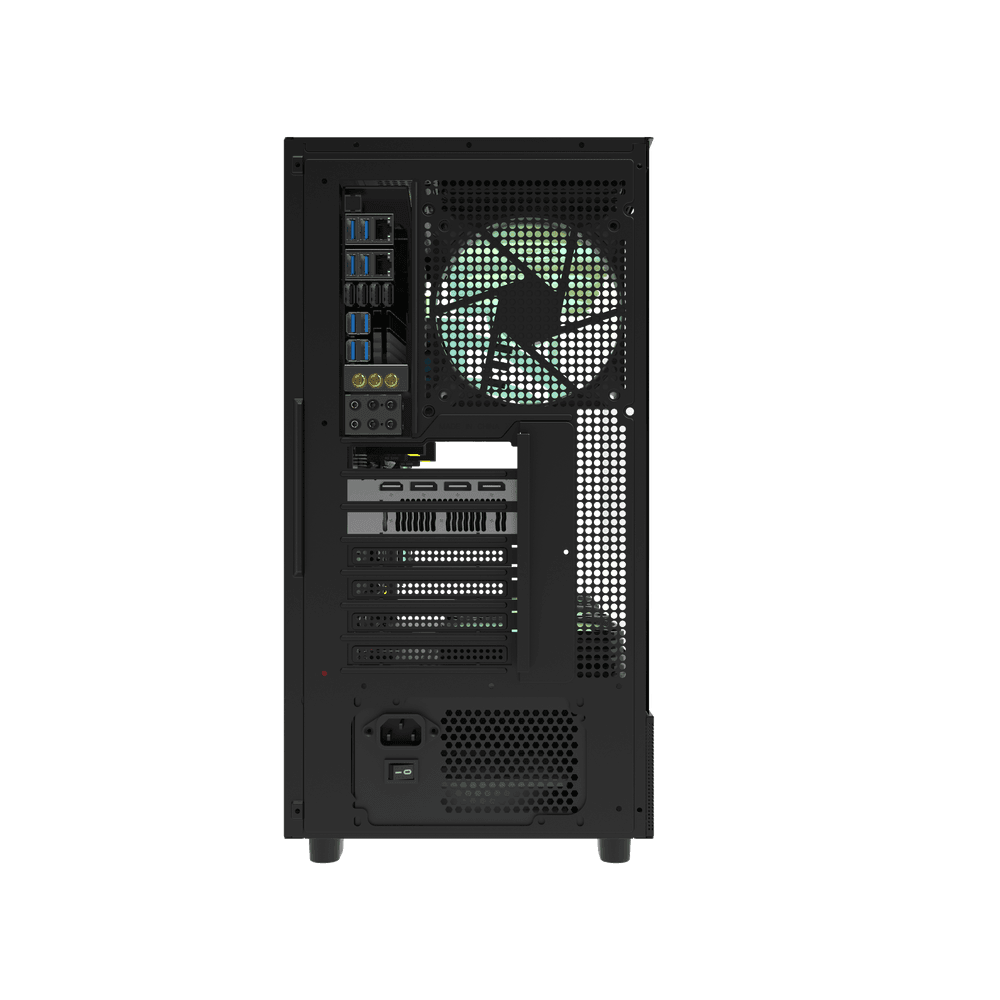 Darkflash Darkflash DPX90 ATX/M-ATX/M-ITX Gaming Pc case With 3 ARGB Fans, 270 Panoramic Pillarless Design, Tempered Glass Panels, Supports 360mm Radiators, USB Type-C - product view 3 of 4