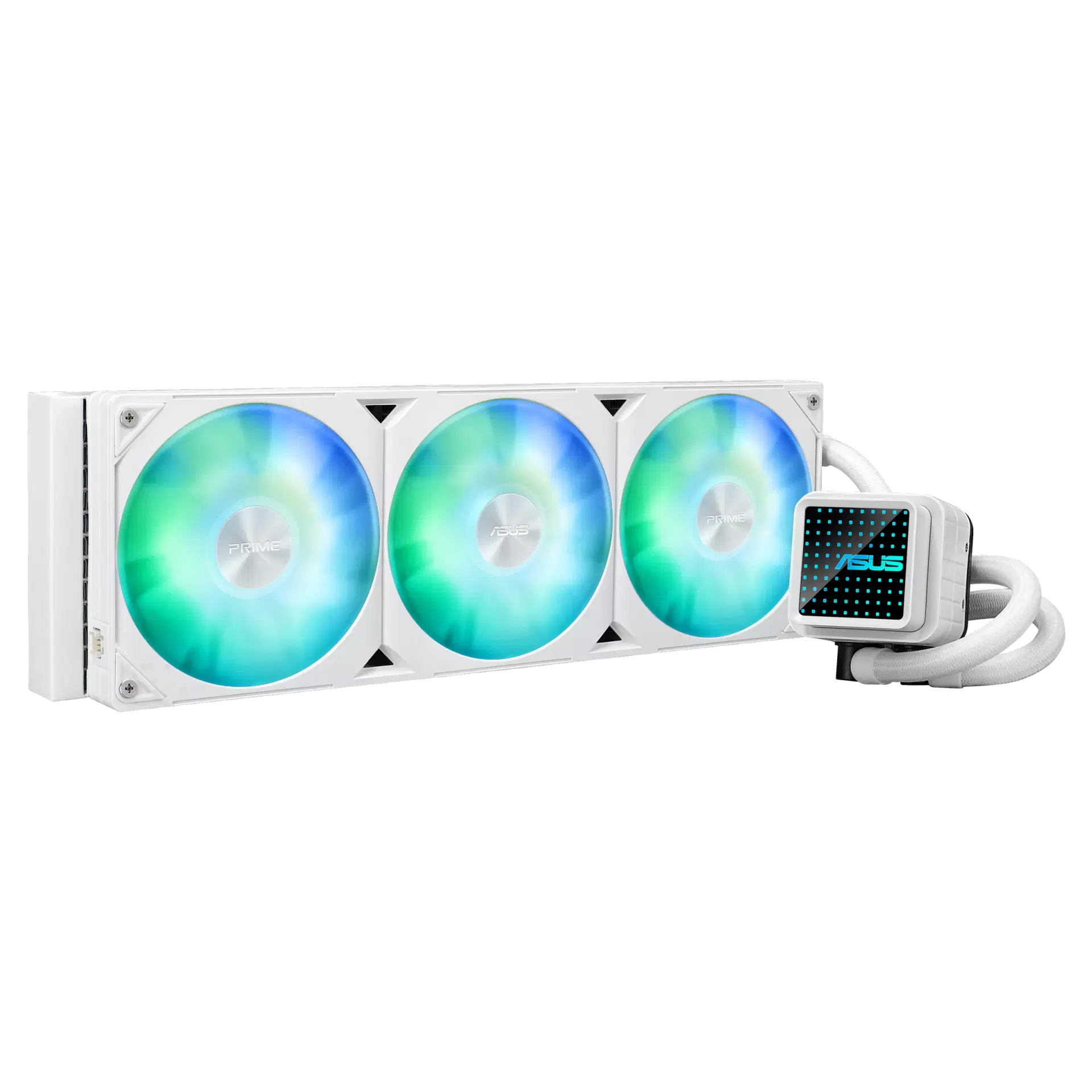 ASUS Prime LC 360 ARGB All-in-One Liquid CPU Cooler, 360mm Radiator, Triple 120mm ARGB Fans, Intel LGA 1700 and AMD AM5 Support, White | 90RC0102-B0EAY0 – Buy Online