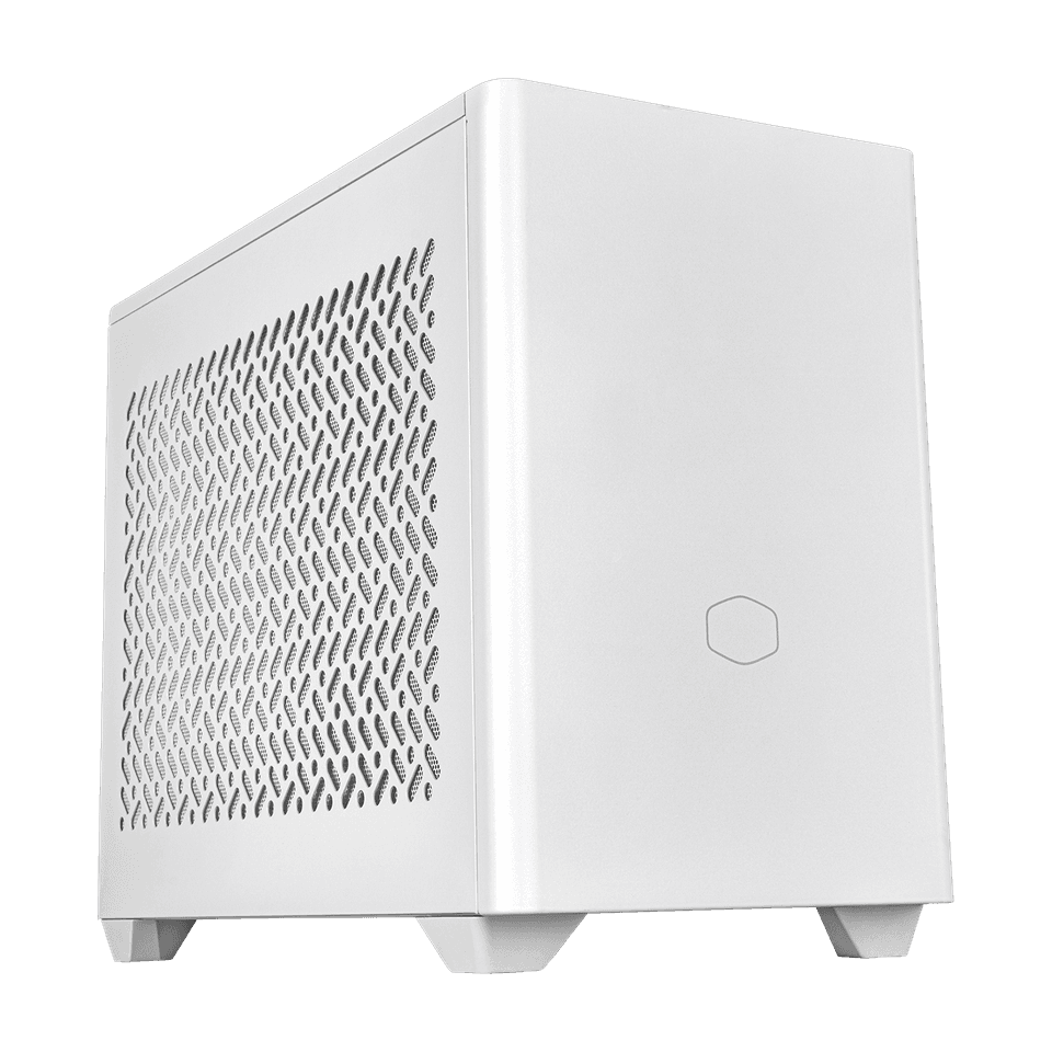 Cooler Master MasterBox NR200P V2 Mini-ITX White Computer Case, Tempered Glass, 1x Pre-installed Fan, Supports upto Motherboard Mini-ITX, Radiator 280mm, Power Supply SFX-L, Type C, USB 3.2 Gen 1 | NR200PV2-WCNN-S00