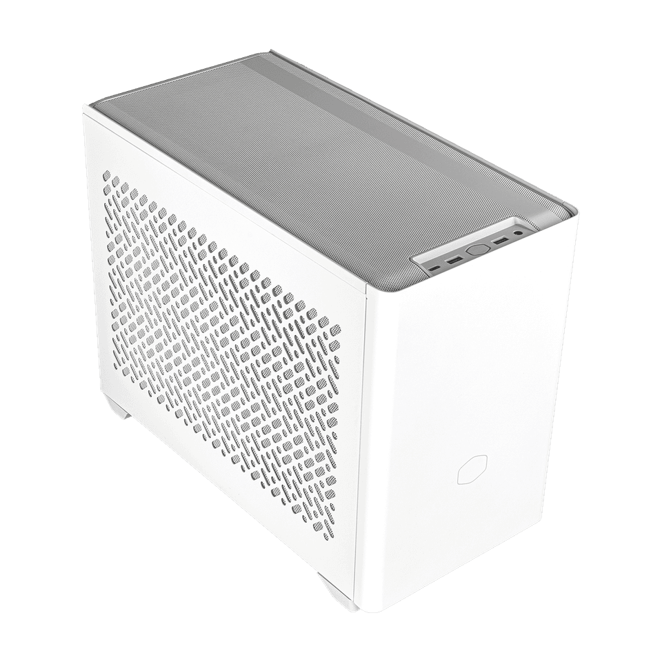 Cooler Master Cooler Master MasterBox NR200P V2 Mini-ITX White Computer Case, Tempered Glass, 1x Pre-installed Fan, Supports upto Motherboard Mini-ITX, Radiator 280mm, Power Supply SFX-L, Type C, USB 3.2 Gen 1 | NR200PV2-WCNN-S00 - product view 2 of 2