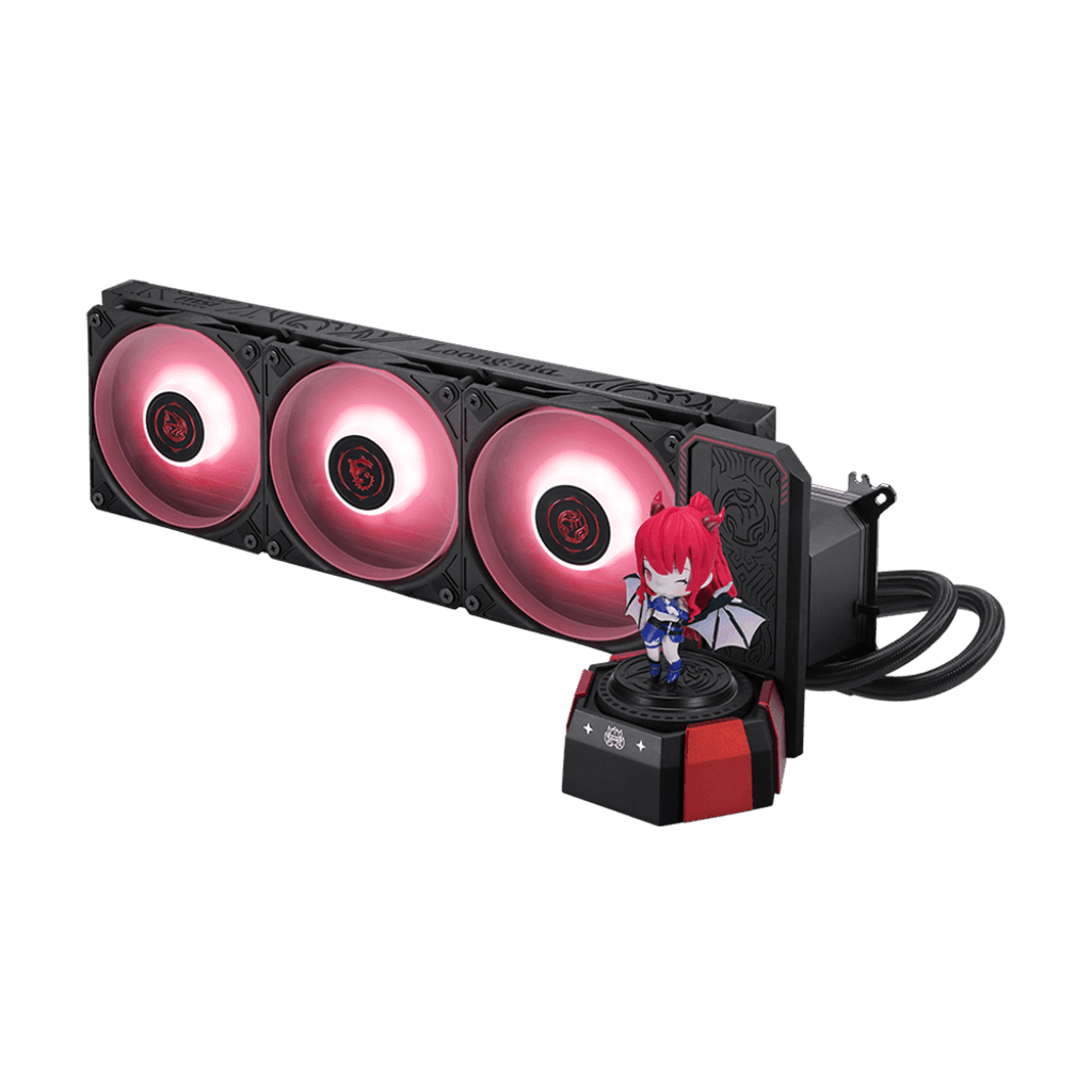 MSI MSI CORELIQUID A17 MLG Edition - AIO ARGB CPU Liquid Cooler - 360mm Radiator - LGA 1851 and AM5 Ready - Triple 120mm ARGB PWM Fans - Uni Bracket - Exclusive MLG Figure | 306-7ZW9M15-L80 - product view 3 of 5