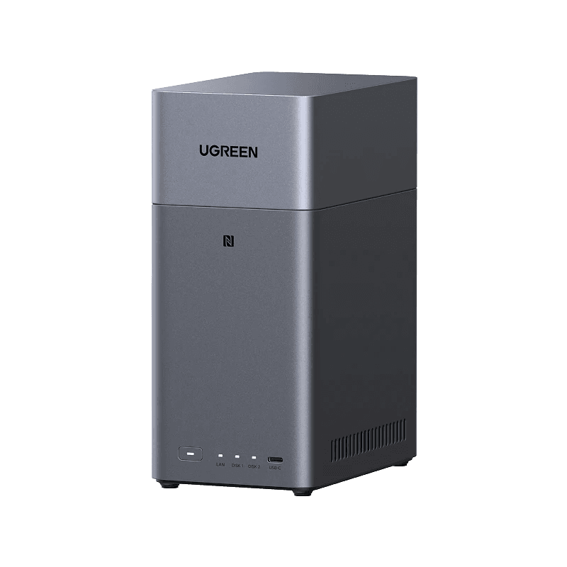 UGREEN NASync DH2300 2-Bay NAS, Rockchip 8-Core CPU, 4GB RAM, 4K HDMI, 60TB Capacity, Private Home Cloud & AI Photo Storage, Diskless – Buy Online