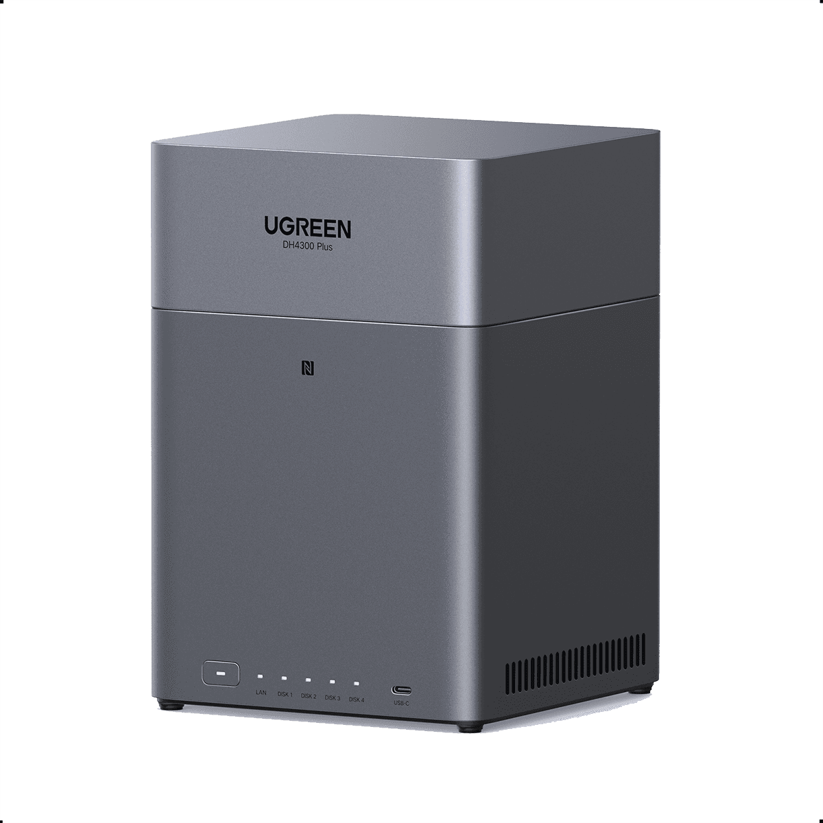 UGREEN NASync DH4300 Plus 4-Bay NAS, Rockchip 8-Core CPU, 8GB RAM, 2.5GbE LAN, 4K HDMI, AI Photo Storage & Home Cloud, Diskless, (No Hardisk Inside ) – Buy Online