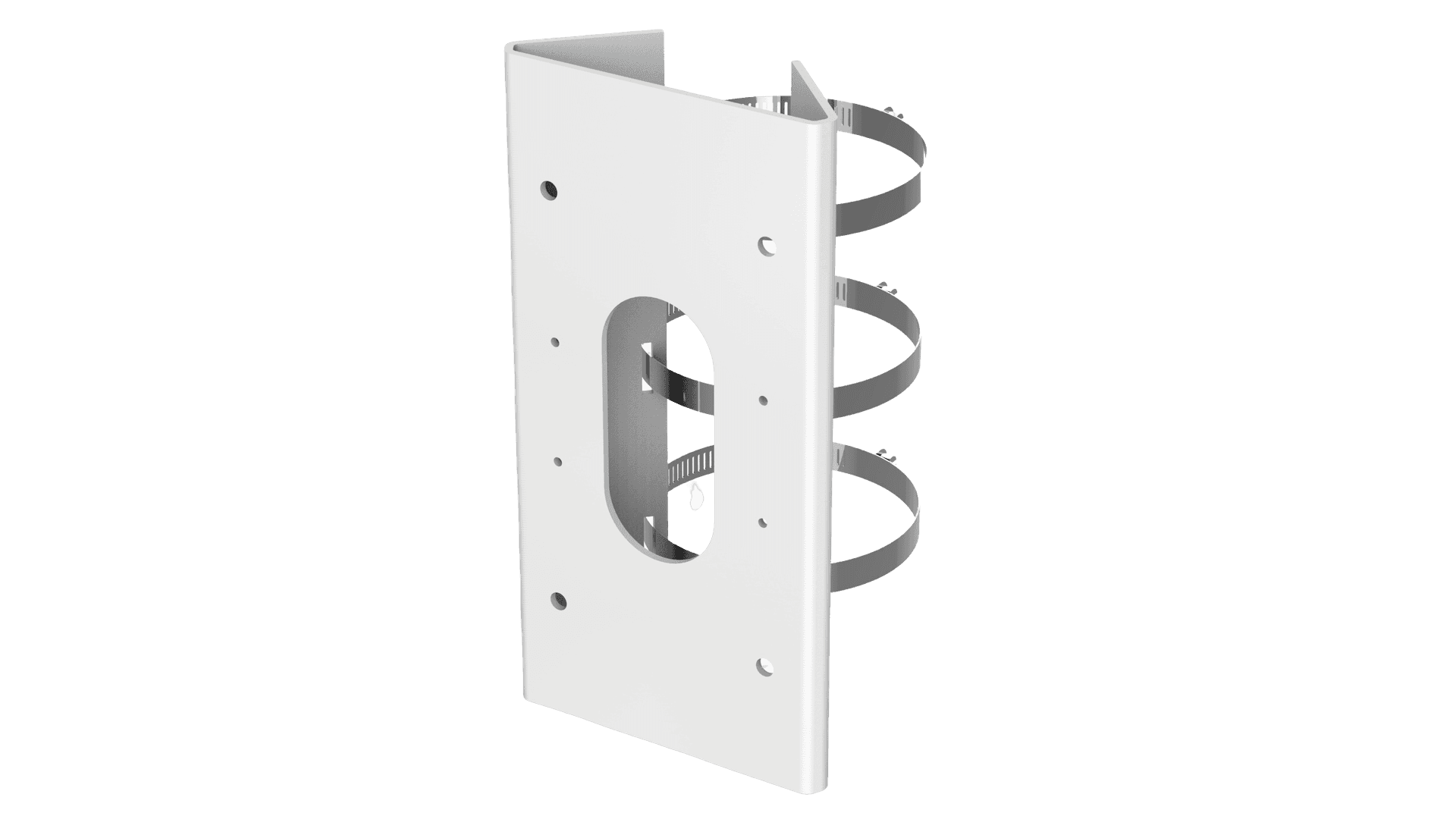 HIKVISION Hikvision DS-1475ZJ-SUS Stainless Steel Vertical Pole Mount Bracket, For 67-127mm Poles | DS-1475ZJ-SUS - product view 1 of 1